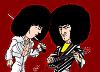 Freddie & Brian from the "Bohemian Rhapsody" video (P.C. colored version)