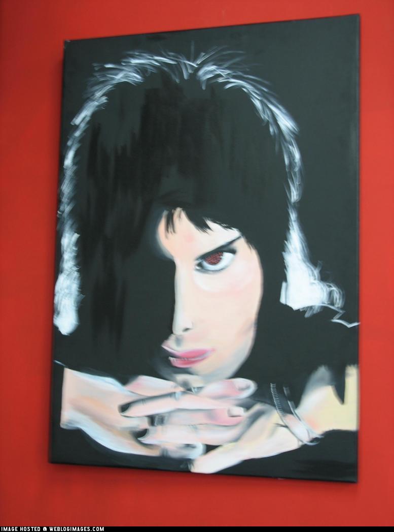 Freddie in acrilic