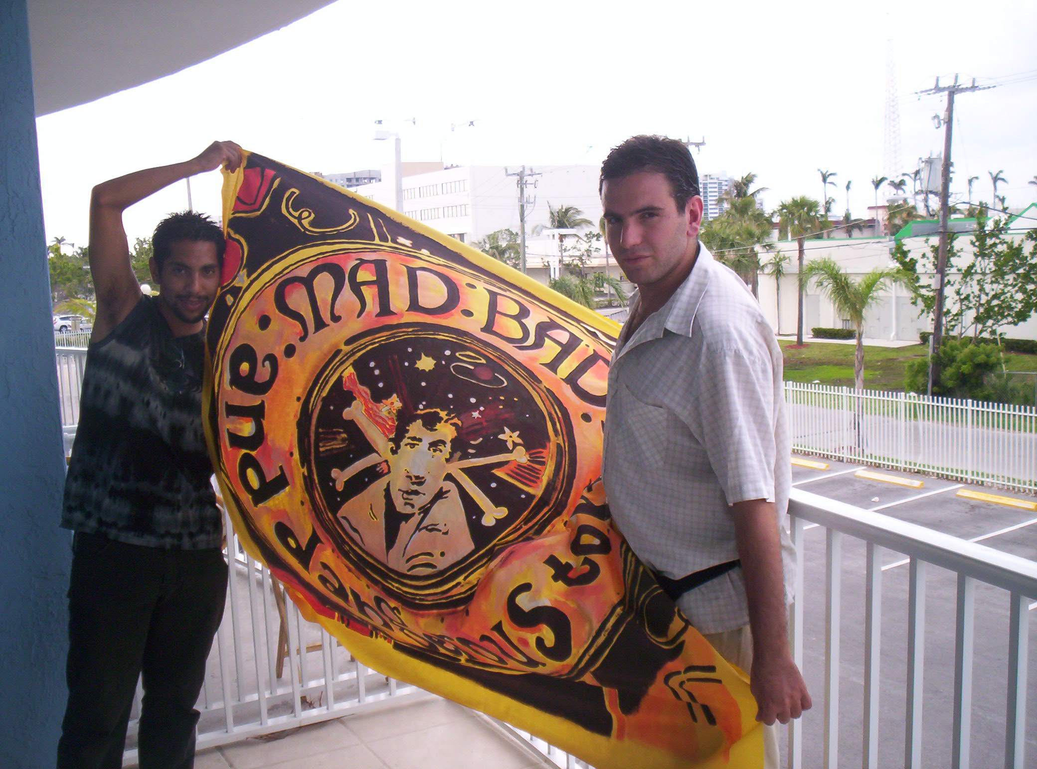 our flag of the mad bad cover-we give it to roger