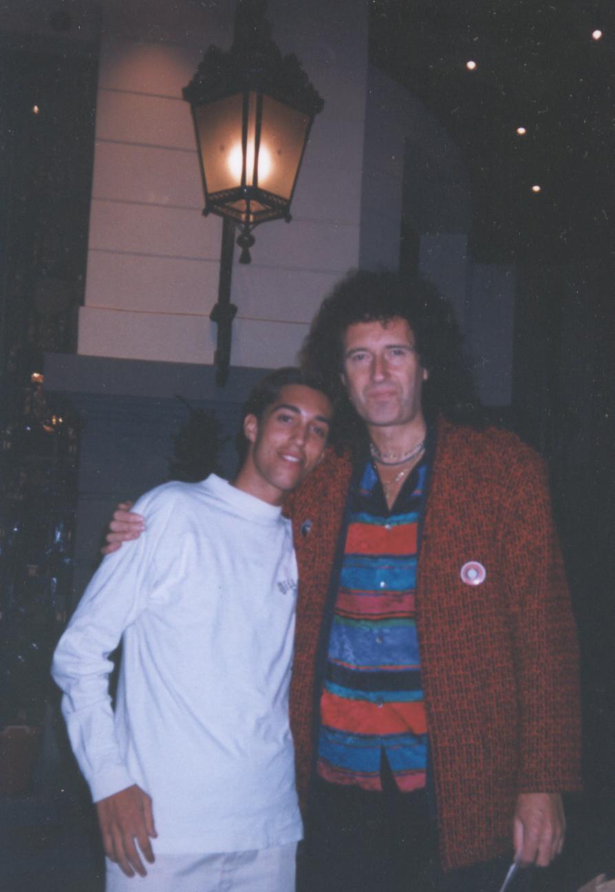 Brian and me,Madrid 1998 weeee!!Another World tour