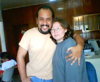 Me and my wife.