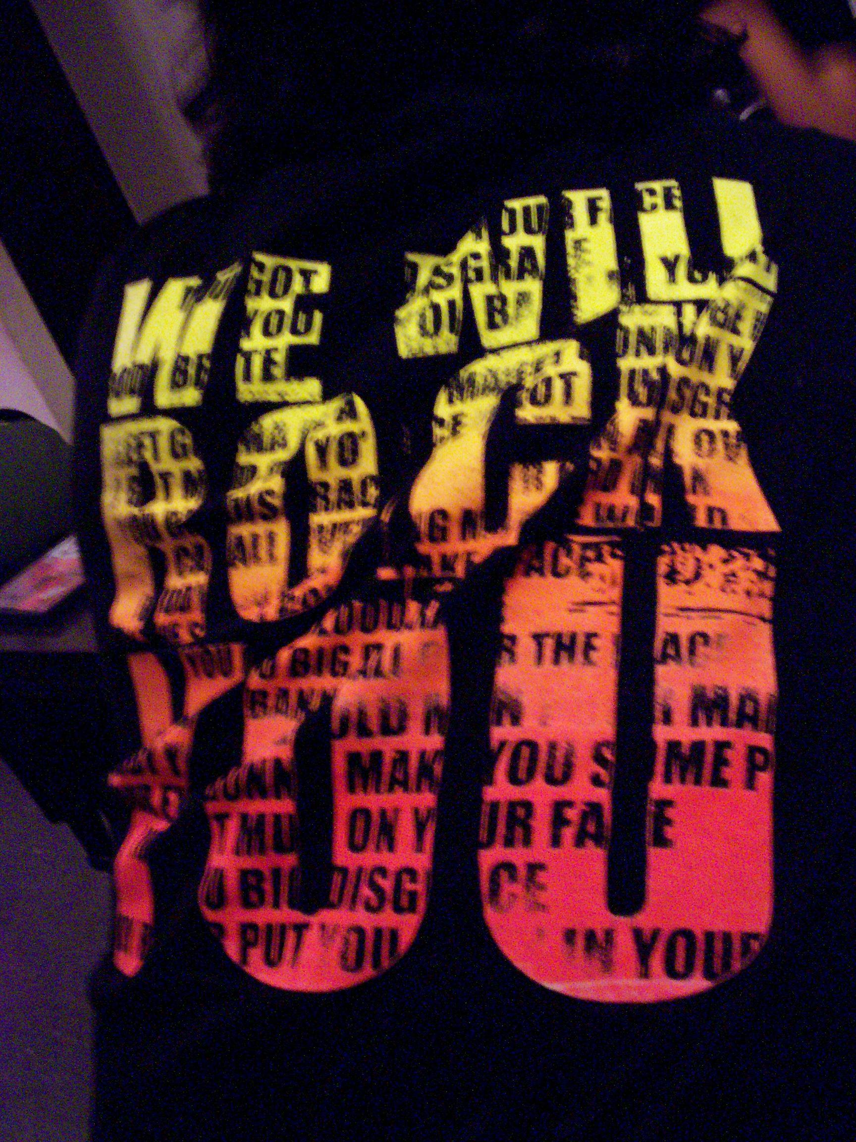my Queen shirt + my back