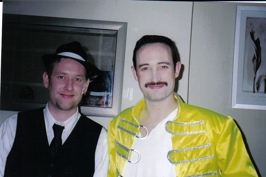 me and my brother in fancy dress