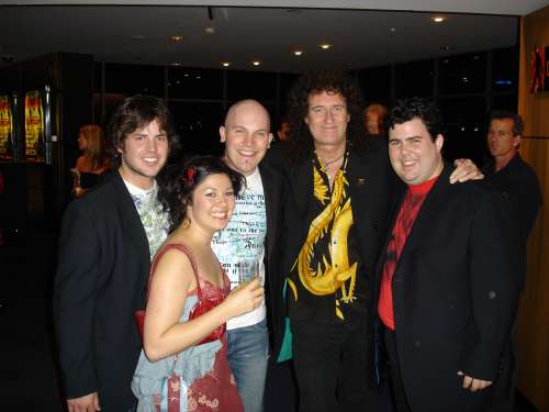 Chanel, Daniel, Marty, Brian May & Courtney Murphy