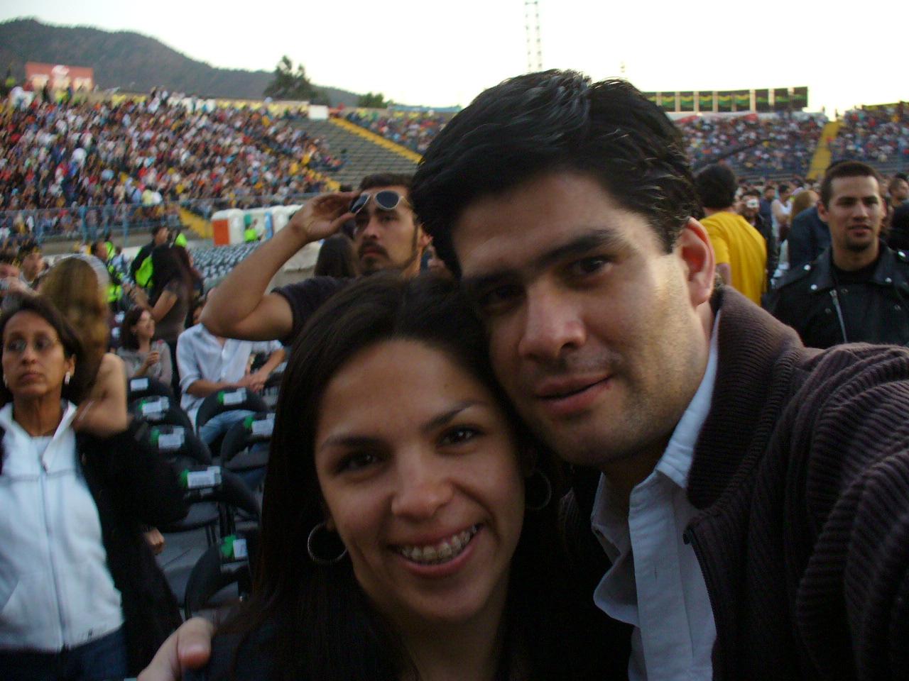 Me and my girlfriend in the hours prior in Chile