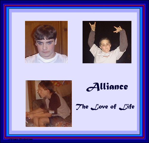 my Band ALLIANCE... I'm (jake) on the top left, and I'm the lead singer. Then it's Chris Eisold on the right, and on the bottom, it's Erik Kenton