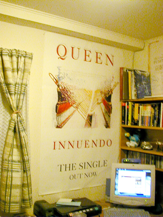 Queen poster in my room