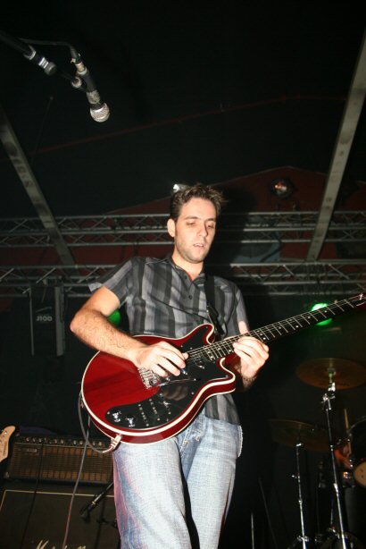 me in one of my bands gigs