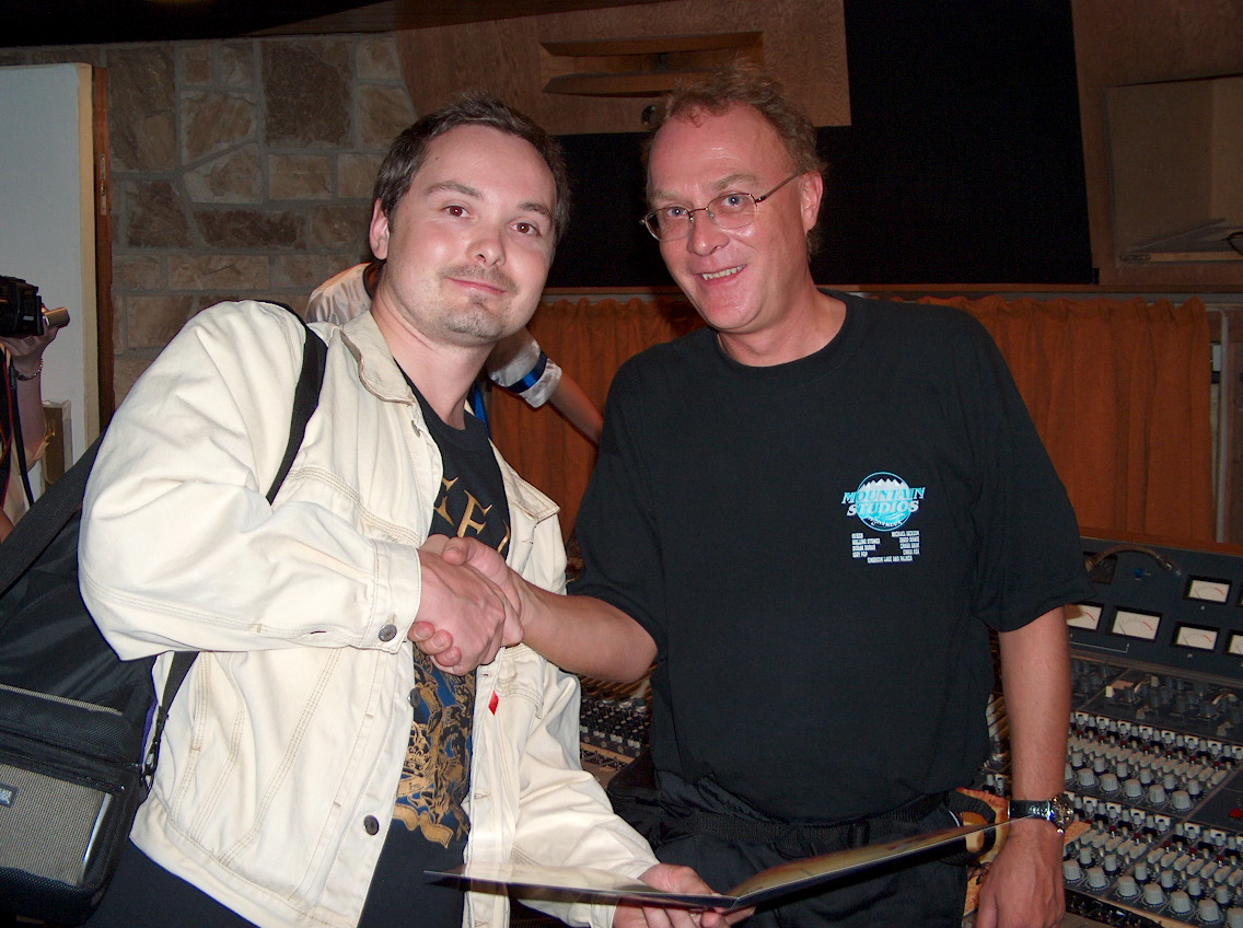 Pluto and David Richards in Montreux