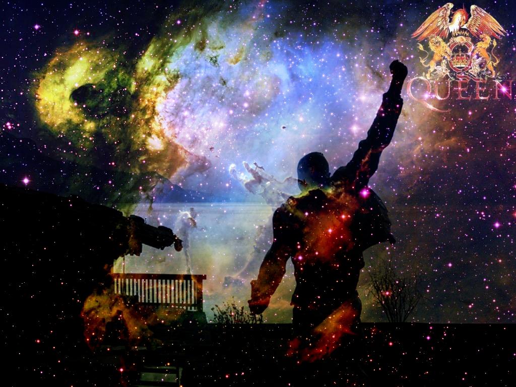 Queen made in heaven with a twisted of the cosmos rocks