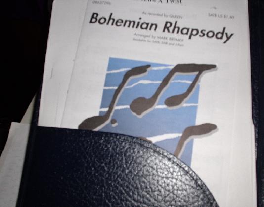 BoRhap in SATB arr. :-)