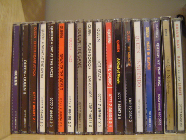 My full 'original' CD Queen  collection ;)
