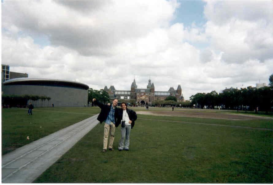 At the Museumplein in Amsterdam... exactly one year plus one day after!