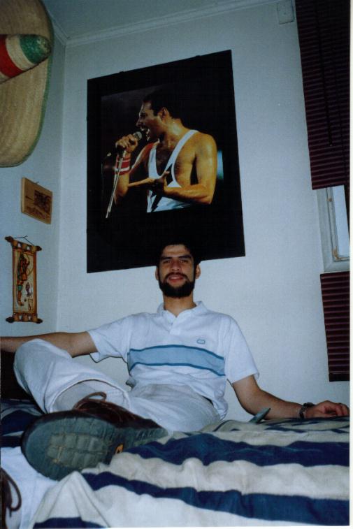 Mi dormitorio, desde Santiago de Chile
