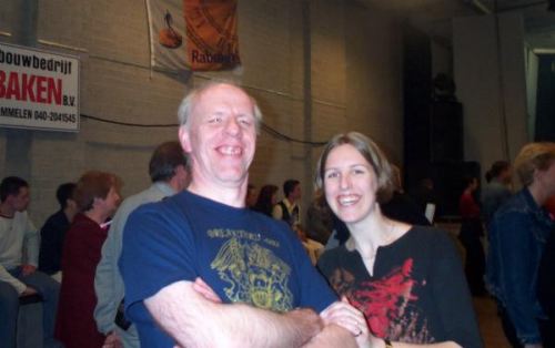 Queen Party, Waalre, Netherlands 2003. Me and my daughter