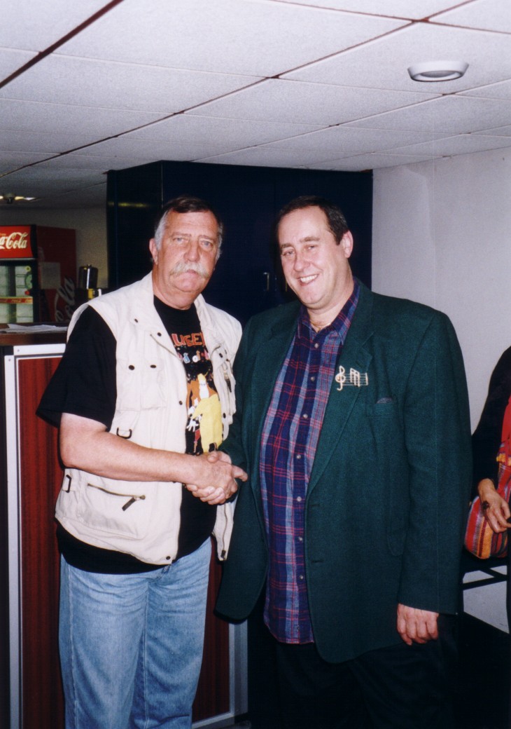 my dad and Peter Freestone