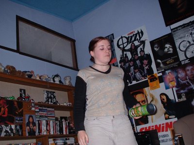 melina deacon being freddie while also being very drunk