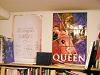 Queen Poster w/ autographed Smashing Pumpkins poster