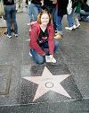 Me with the Queen Star in Hollywood
