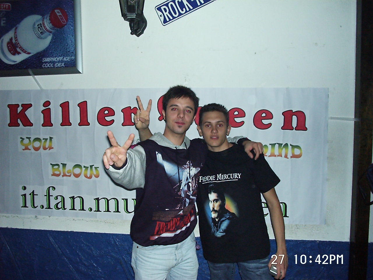 Giomercury and friend concert killer queen!!