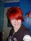 wooohooooooo my hairs amazin - red and spikey!!