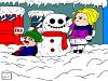Enjoy the winter weather! Build a snowman!!! :D