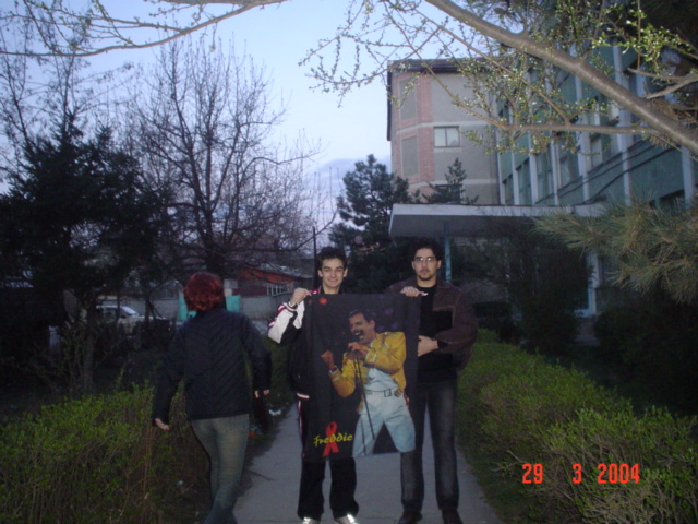 Me, my friend and Freddie