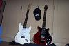 My Red Special and Fender Stratocaster signed by Brian