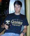 Drinking Guinness at Kensington Pub