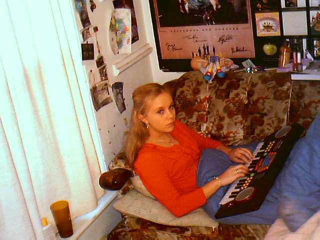 Me in my room playing a little pianer