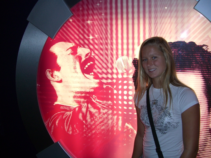 With Freddie at Madame Tussauds