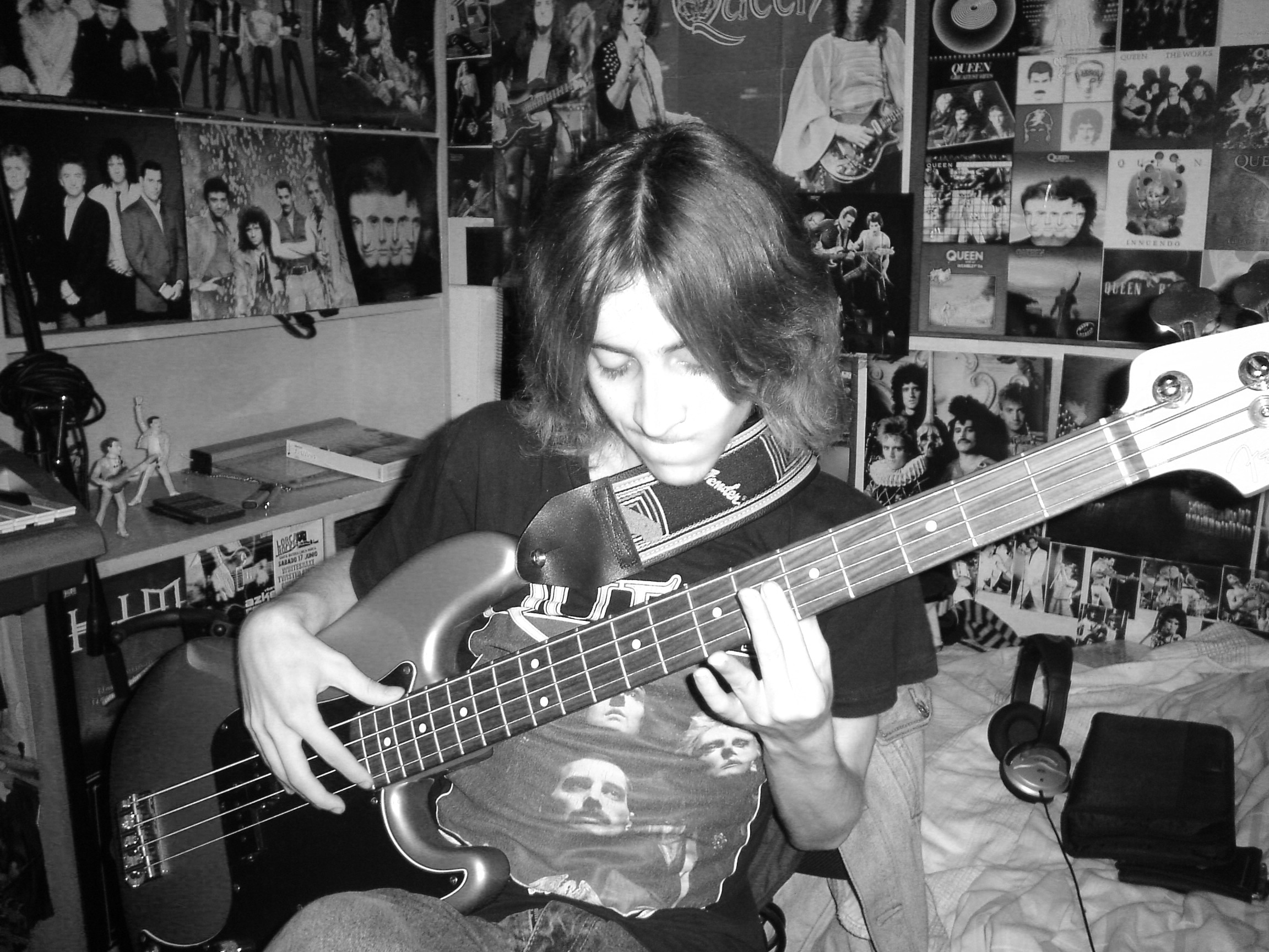 my fender precission bass and me!!!