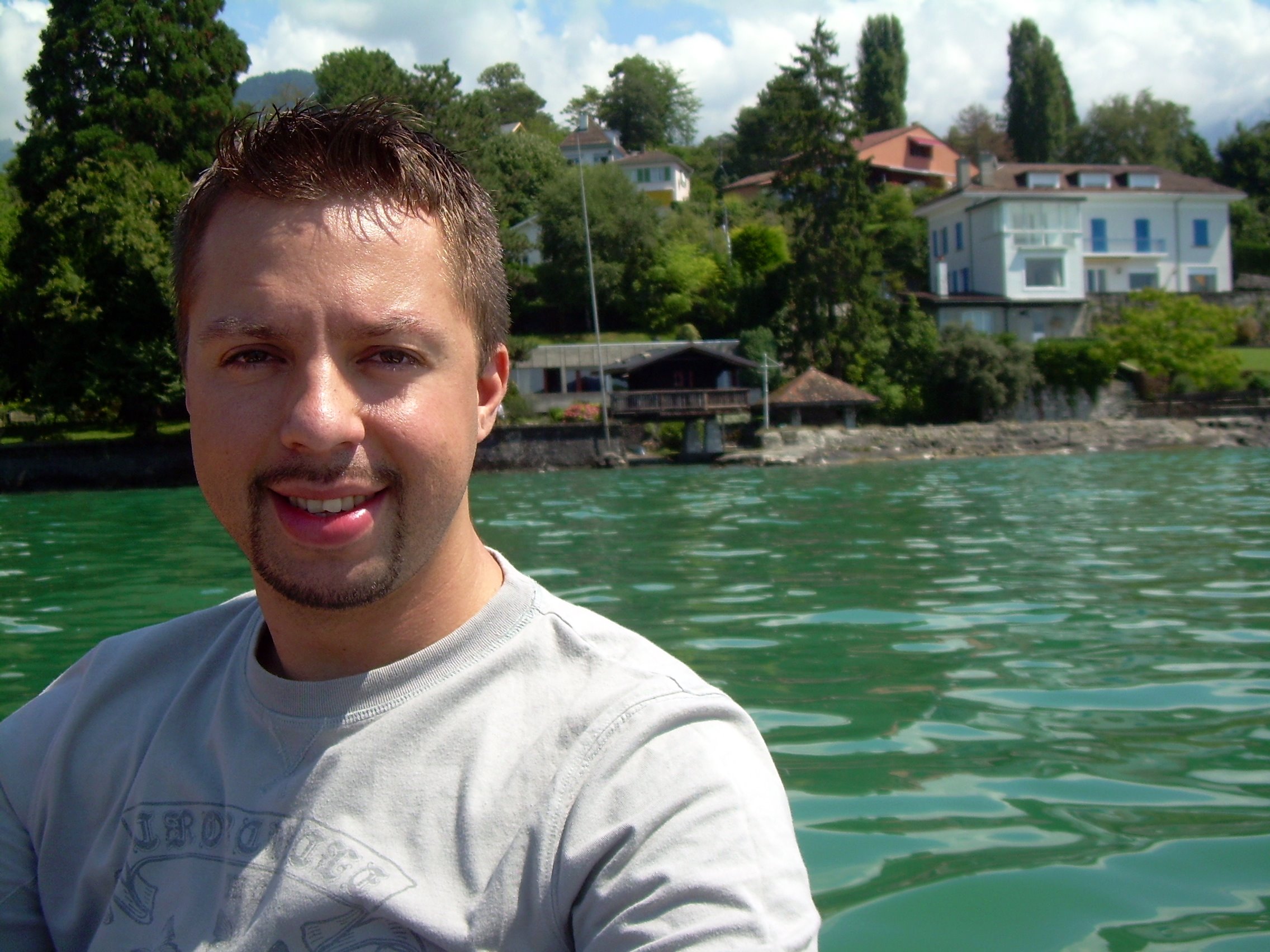 The duck house in the back, Montreux august 2007