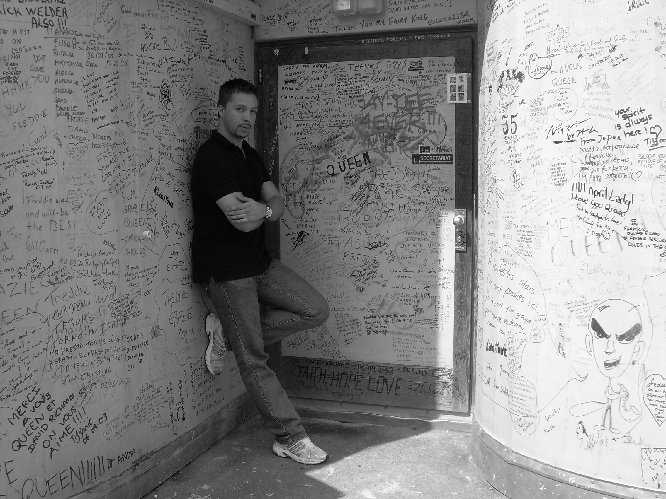 Me at Mountain Studios august 2007