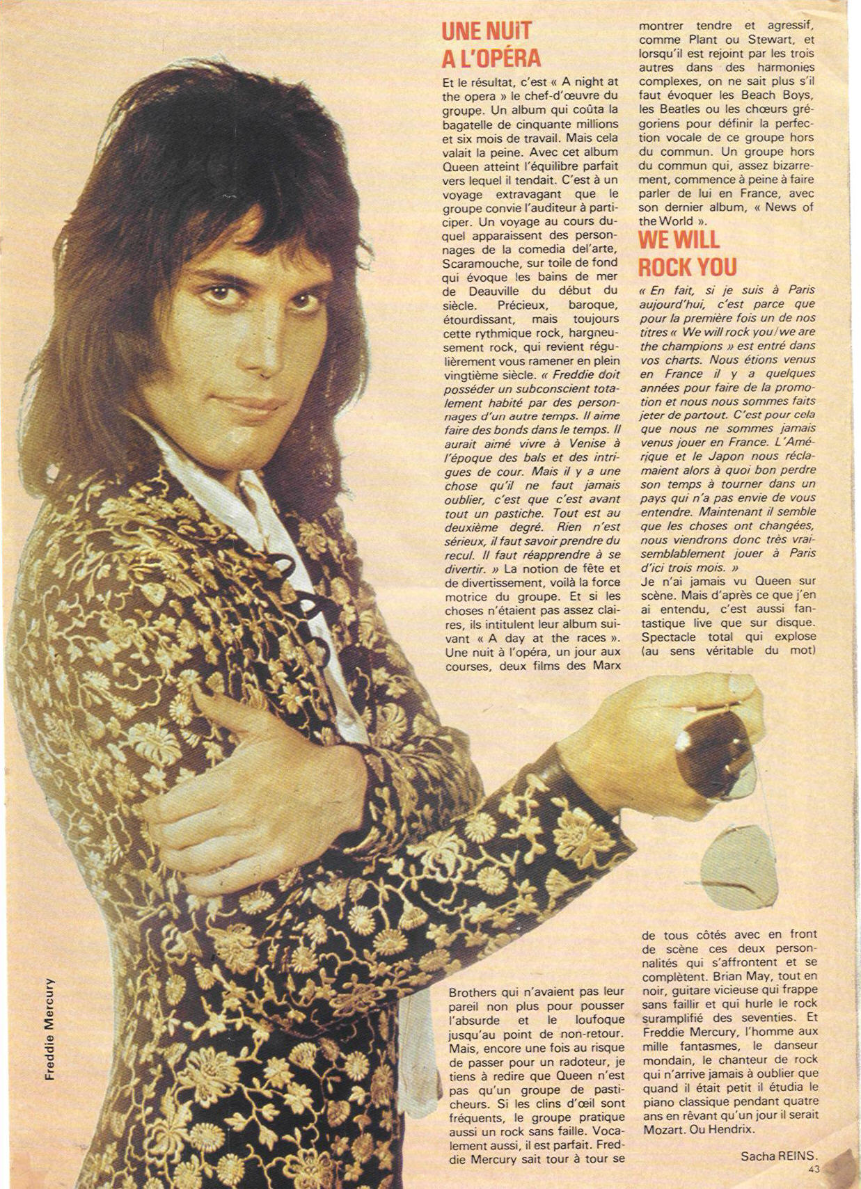 a cool french magazine page