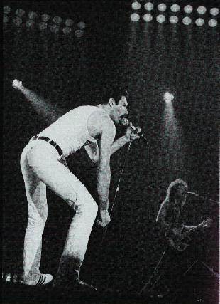 Freddie singing