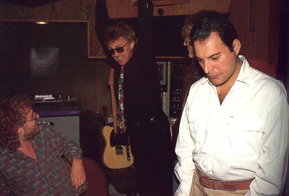 In the studio