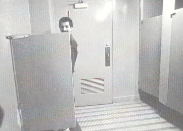 Freddie in the "loo"