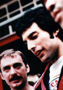 Freddie with friends