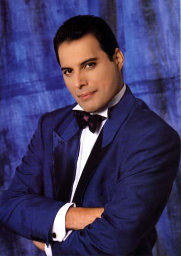 Freddie in his smart blue suit