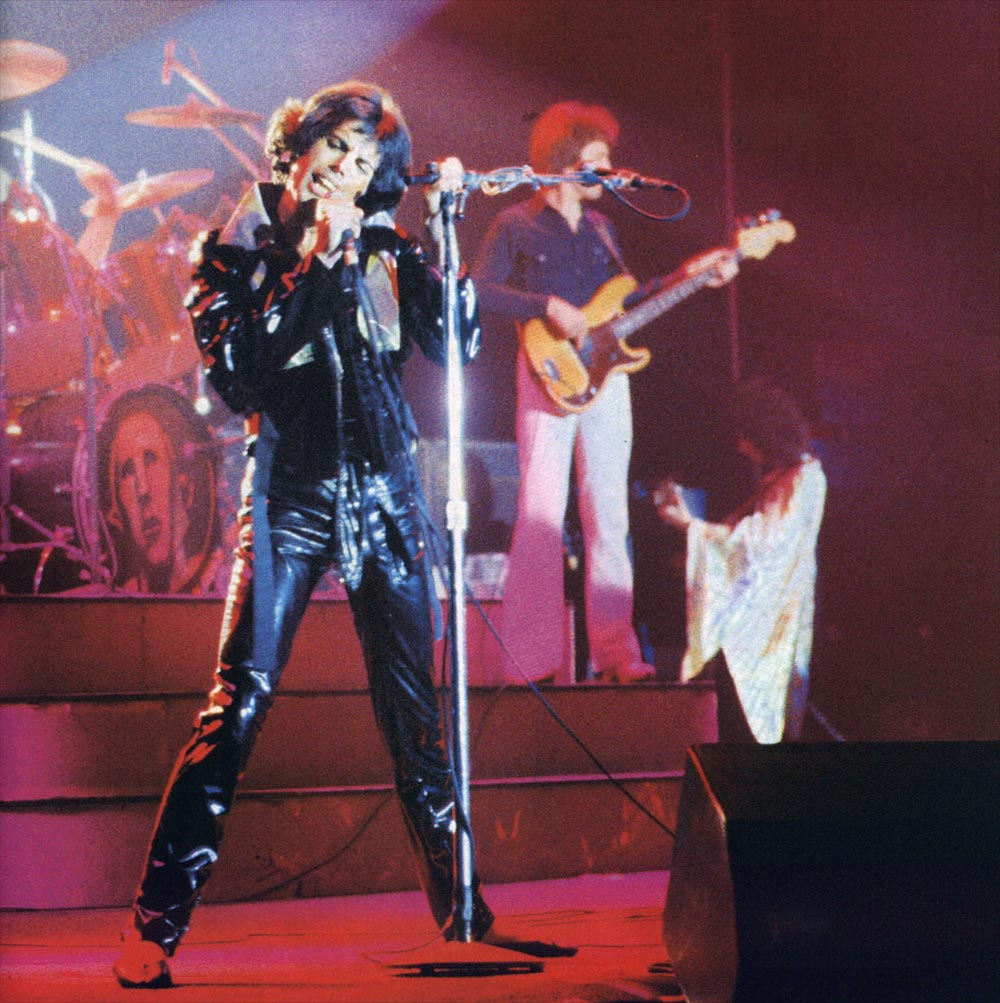 Freddie  on tour in 1977