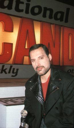 Freddie on set for Scandal