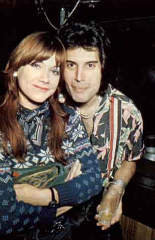 Freddie with a girl that I don't know