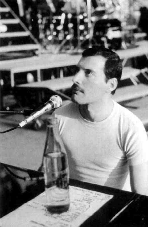 On a soundcheck...