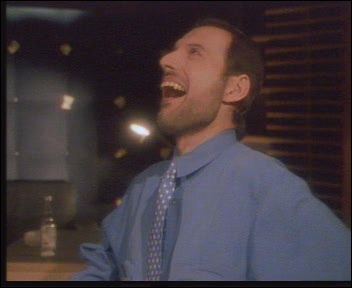 Just laughing and gay like a clown