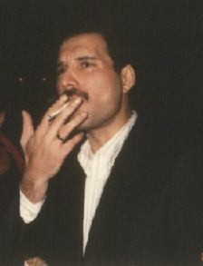 Freddie smoking