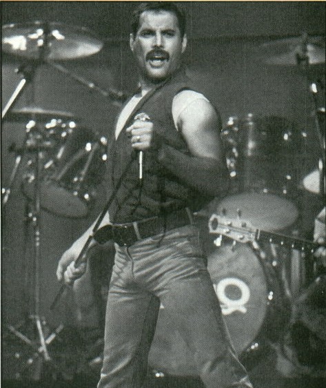 Freddie in the 'Princes of the Universe' video!