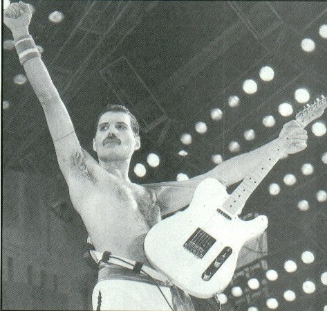 Freddie and his guitar!