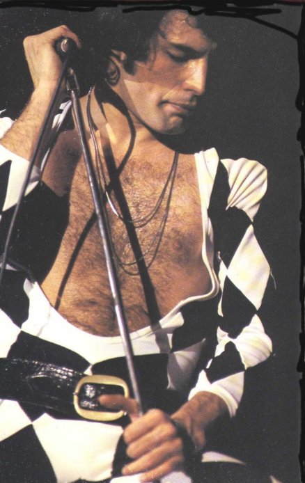 Performing in 77 with Chequered Leotard