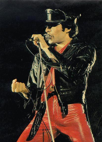 Freddie in Bikie Gear in 1979
